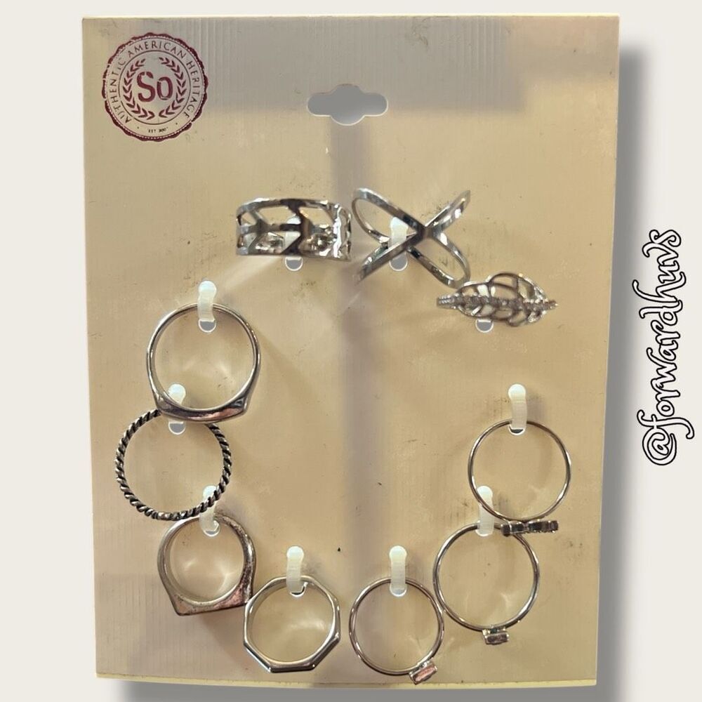 Bundle Sale 3 for $15 | 10 Rings | Authentic American Heritage | Size 7.5